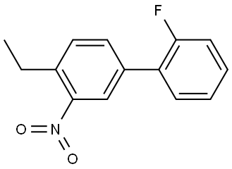 4'-ethyl-2-fluoro-3'-nitro-1,1'-biphenyl Structure