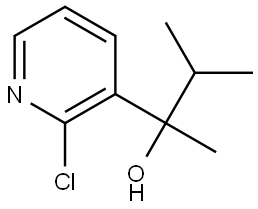 2-(2-chloropyridin-3-yl)-3-methylbutan-2-ol Structure