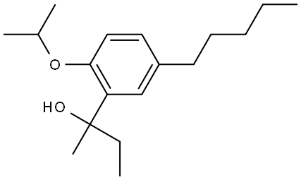 2-(2-isopropoxy-5-pentylphenyl)butan-2-ol Structure