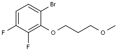 1-bromo-3,4-difluoro-2-(3-methoxypropoxy)benzene Structure