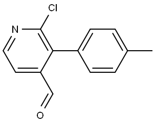 2-chloro-3-(p-tolyl)isonicotinaldehyde Structure