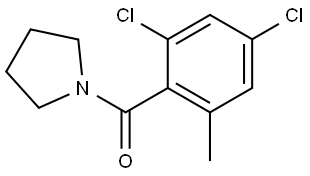 (2,4-dichloro-6-methylphenyl)(pyrrolidin-1-yl)methanone Structure