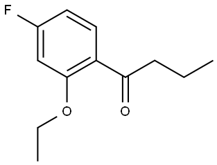 1-(2-ethoxy-4-fluorophenyl)butan-1-one Structure