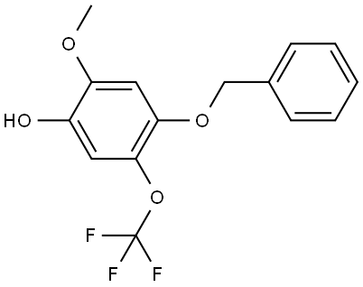 4-(benzyloxy)-2-methoxy-5-(trifluoromethoxy)phenol Structure