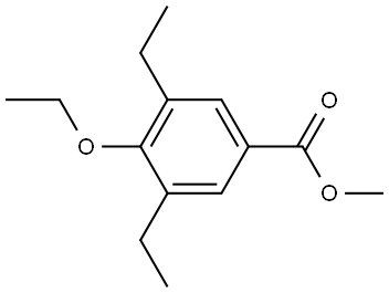 methyl 4-ethoxy-3,5-diethylbenzoate Structure