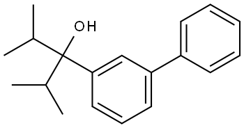 3-([1,1'-biphenyl]-3-yl)-2,4-dimethylpentan-3-ol Structure