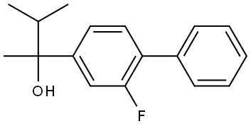2-(2-fluoro-[1,1'-biphenyl]-4-yl)-3-methylbutan-2-ol Structure