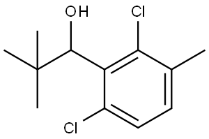 1-(2,6-dichloro-3-methylphenyl)-2,2-dimethylpropan-1-ol Structure