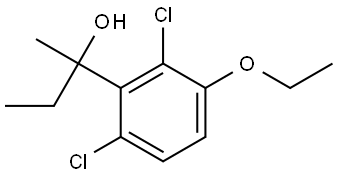 2-(2,6-dichloro-3-ethoxyphenyl)butan-2-ol Structure