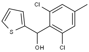 (2,6-dichloro-4-methylphenyl)(thiophen-2-yl)methanol Structure