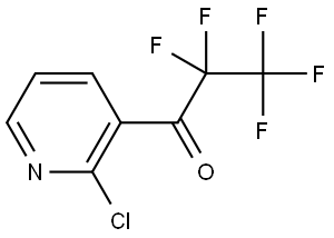 1-(2-chloropyridin-3-yl)-2,2,3,3,3-pentafluoropropan-1-one Structure