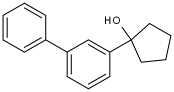 1-([1,1'-biphenyl]-3-yl)cyclopentanol Structure