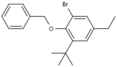 2-(benzyloxy)-1-bromo-3-(tert-butyl)-5-ethylbenzene Structure