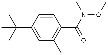 4-(tert-butyl)-N-methoxy-N,2-dimethylbenzamide Structure