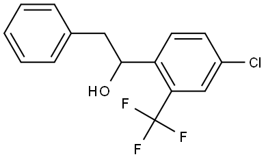 1-(4-chloro-2-(trifluoromethyl)phenyl)-2-phenylethanol Structure