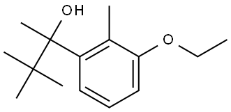 2-(3-ethoxy-2-methylphenyl)-3,3-dimethylbutan-2-ol Structure