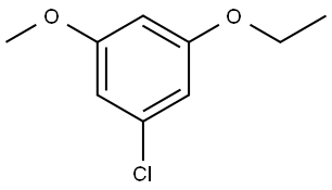 1-chloro-3-ethoxy-5-methoxybenzene Structure