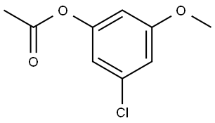 3-chloro-5-methoxyphenyl acetate Structure