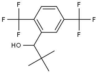 1-(2,5-bis(trifluoromethyl)phenyl)-2,2-dimethylpropan-1-ol Structure