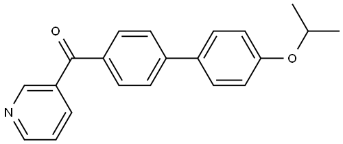 (4'-isopropoxy-[1,1'-biphenyl]-4-yl)(pyridin-3-yl)methanone Structure