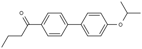 1-(4'-isopropoxy-[1,1'-biphenyl]-4-yl)butan-1-one Structure