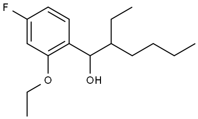 1-(2-ethoxy-4-fluorophenyl)-2-ethylhexan-1-ol Structure