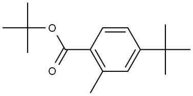 tert-butyl 4-(tert-butyl)-2-methylbenzoate Structure