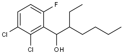 1-(2,3-dichloro-6-fluorophenyl)-2-ethylhexan-1-ol Structure