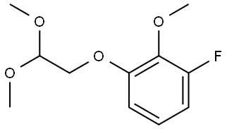 1-(2,2-dimethoxyethoxy)-3-fluoro-2-methoxybenzene Structure