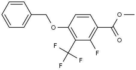 methyl 4-(benzyloxy)-2-fluoro-3-(trifluoromethyl)benzoate Structure