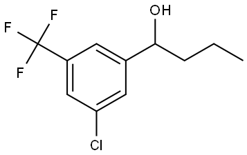 1-(3-chloro-5-(trifluoromethyl)phenyl)butan-1-ol Structure