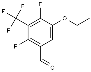 5-ethoxy-2,4-difluoro-3-(trifluoromethyl)benzaldehyde Structure