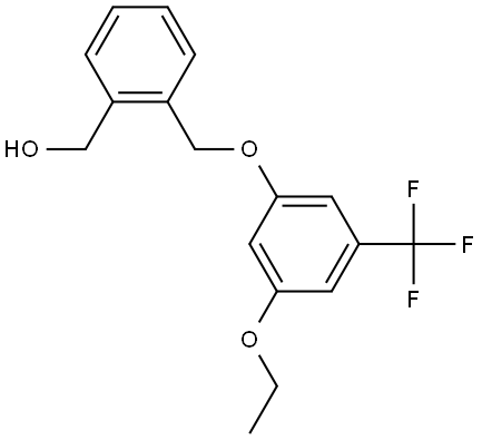 (2-((3-ethoxy-5-(trifluoromethyl)phenoxy)methyl)phenyl)methanol Structure