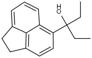 3-(1,2-dihydroacenaphthylen-5-yl)pentan-3-ol Structure