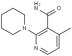 4-methyl-2-(piperidin-1-yl)nicotinamide Structure