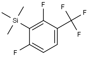 (2,6-difluoro-3-(trifluoromethyl)phenyl)trimethylsilane 구조식 이미지