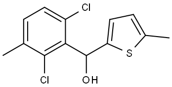 (2,6-dichloro-3-methylphenyl)(5-methylthiophen-2-yl)methanol Structure