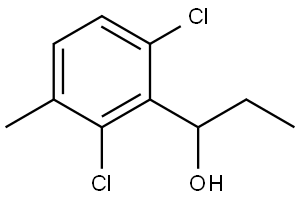 1-(2,6-dichloro-3-methylphenyl)propan-1-ol Structure