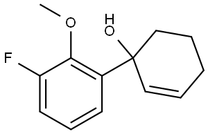 3'-fluoro-2'-methoxy-1,2,3,4-tetrahydro-[1,1'-biphenyl]-1-ol Structure