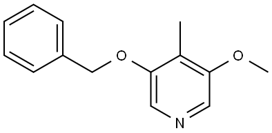 3-(benzyloxy)-5-methoxy-4-methylpyridine Structure