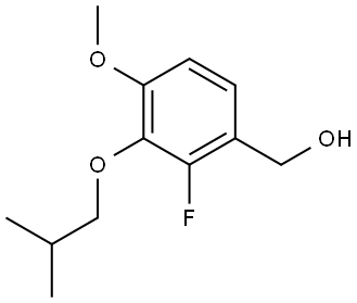 (2-fluoro-3-isobutoxy-4-methoxyphenyl)methanol Structure