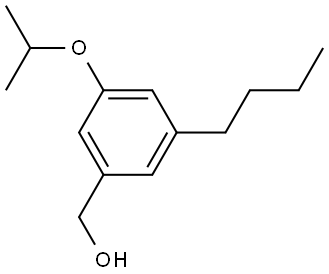 (3-butyl-5-isopropoxyphenyl)methanol Structure