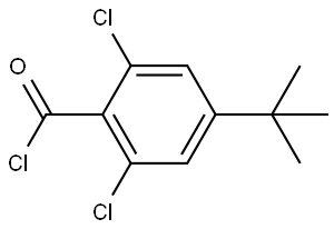 4-(tert-butyl)-2,6-dichlorobenzoyl chloride Structure