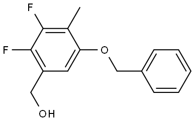 (5-(benzyloxy)-2,3-difluoro-4-methylphenyl)methanol Structure