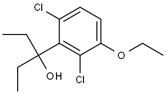 3-(2,6-dichloro-3-ethoxyphenyl)pentan-3-ol Structure