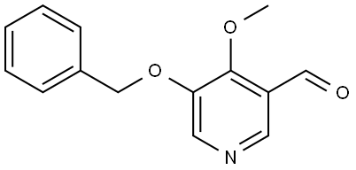 5-(benzyloxy)-4-methoxynicotinaldehyde Structure