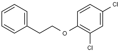 2,4-dichloro-1-phenethoxybenzene Structure