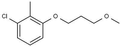 1-chloro-3-(3-methoxypropoxy)-2-methylbenzene Structure