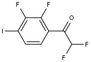 1-(2,3-difluoro-4-iodophenyl)-2,2-difluoroethanone Structure