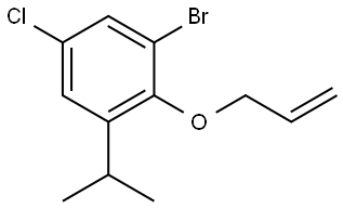 2-(allyloxy)-1-bromo-5-chloro-3-isopropylbenzene Structure